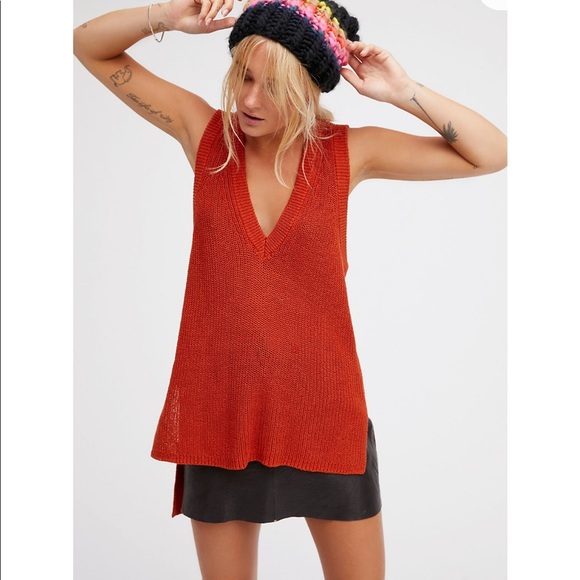 Free People Tops - Free People Honey Drip vest